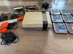 Nintendo NES, incl. 4 controllers, 1 zapper, 8 spellen, Spelcomputers en Games, Spelcomputers | Nintendo NES, Ophalen, Gebruikt