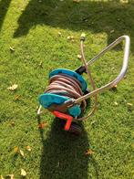 Gardena tuinslanghaspel met sproeikop, Tuin en Terras, Tuinslangen, Ophalen, Gebruikt, Tuinslanghaspel
