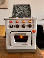 Elektrisch emaille echt werkend Kookstel met Oven, Ophalen, Gebruikt, Toebehoren