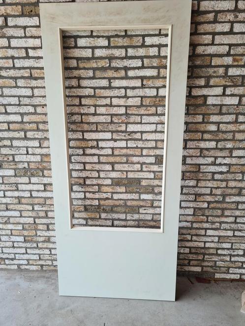 Glasdeur binnen, Doe-het-zelf en Verbouw, Deuren en Horren, Nieuw, Buitendeur, 200 tot 215 cm, 80 tot 100 cm, Ophalen