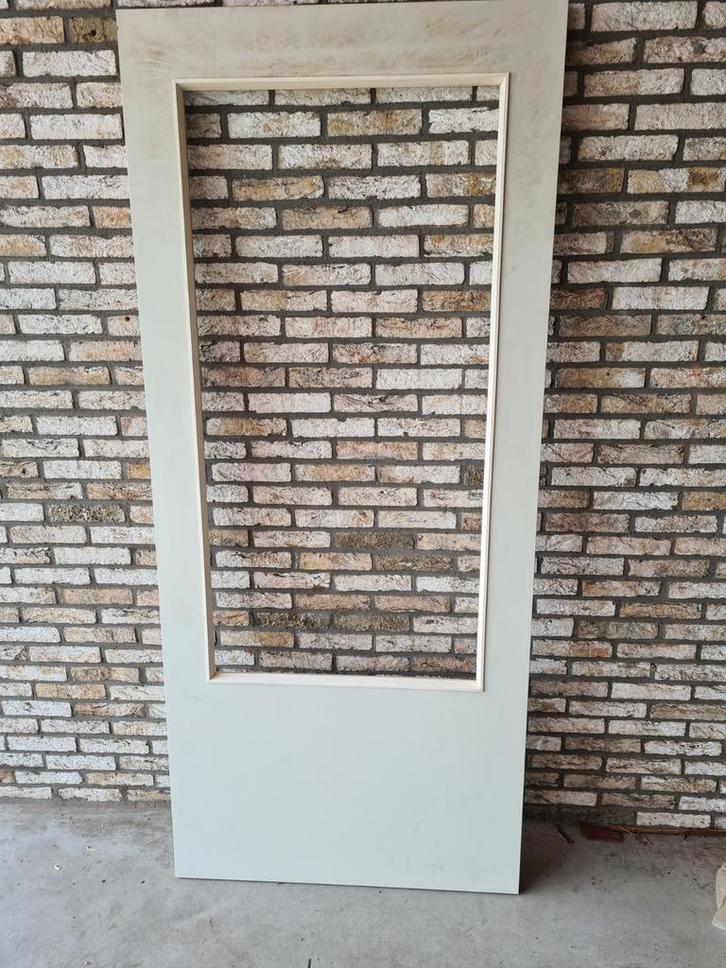 Glasdeur binnen, Doe-het-zelf en Verbouw, Deuren en Horren, Nieuw, Buitendeur, 200 tot 215 cm, 80 tot 100 cm, Ophalen