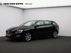 Volvo V60 T3 150PK Automaat Momentum / Trekhaak / Parkeersen, 4 cilinders, Leder en Stof, Zwart, Origineel Nederlands
