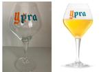 3 NieuweYpra Bier Glazen 33 cl, Verzamelen, Biermerken, Ophalen of Verzenden, Zo goed als nieuw, Glas of Glazen, Overige merken