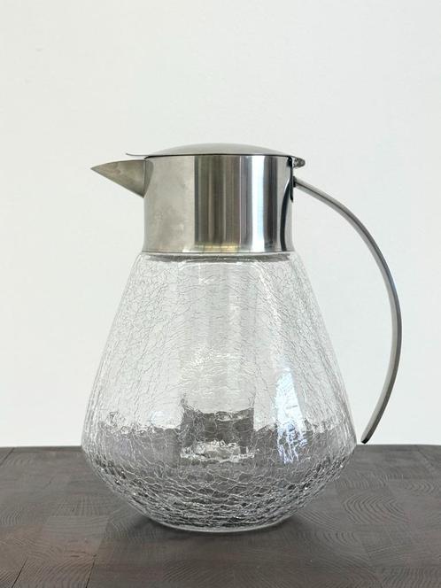 Kristallen vintage WMF waterkan met ijskubusreservoir, Antiek en Kunst, Antiek | Glas en Kristal, Verzenden