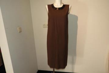 Gucci chocolade bruine jurk afwerking leer gouden hardware46 beschikbaar voor biedingen