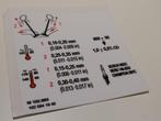 Mercedes benz sticker 1025841940 m102.983 2.3-16, Ophalen