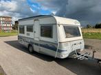 Fendt Saphir 130 Caravan (2000) + voortent en luifel (2024), 75 kg, Kachel, Dwarsbed, Treinzit