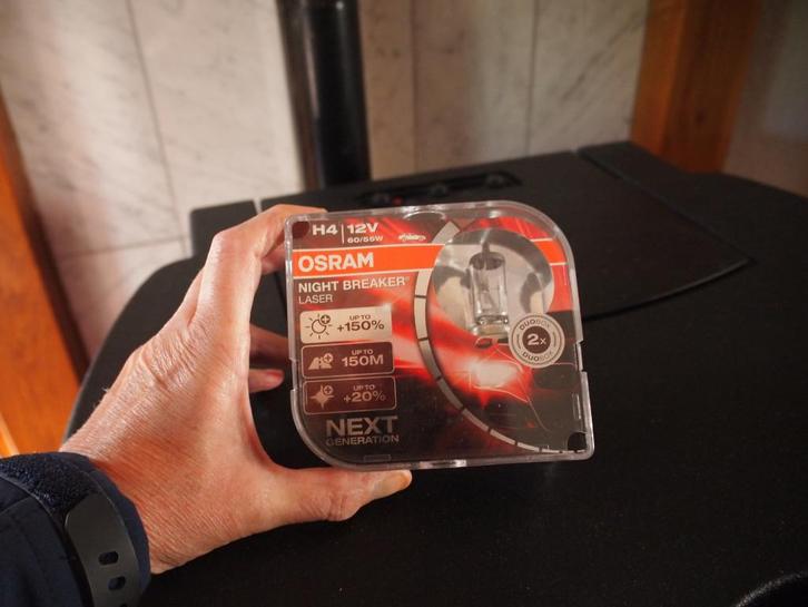 H4 Osram gebruikt 2 stuks, Auto-onderdelen, Verlichting, Gebruikt, Ophalen