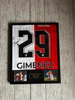 Santiago Gimenez gesigneerd Feyenoord thuis shirt met coa, Nieuw, Shirt, Feyenoord, Verzenden