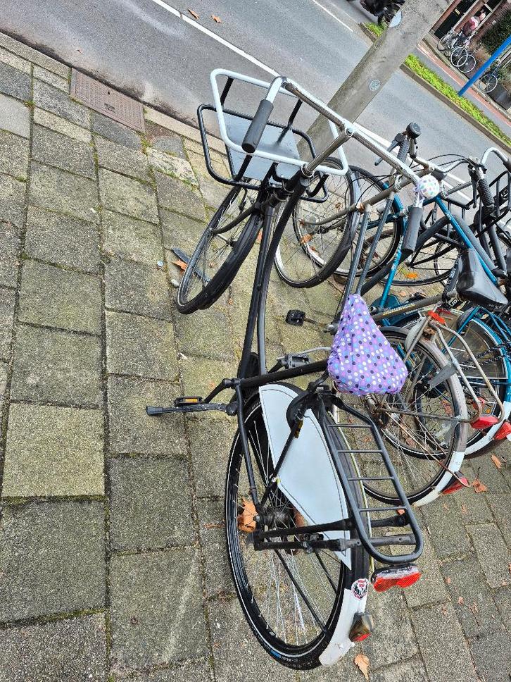 Gazelle oma fiets met bak, Fietsen en Brommers, Fietsen | Dames | Omafietsen, Gebruikt, Ophalen