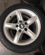 Originele BMW 16″ inch velgen met winterbanden complete set, Ophalen, Gebruikt