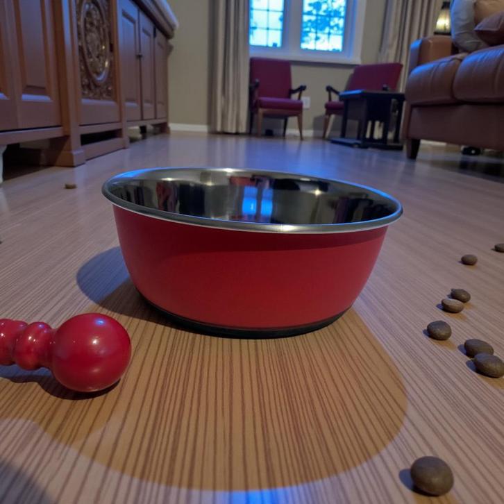 AgroBiothers rvs voerbak non-slip hondenvoerbak, Dieren en Toebehoren, Hondenvoerbakken en Drinkbakken, Nieuw, Anti-schrok, Ophalen of Verzenden