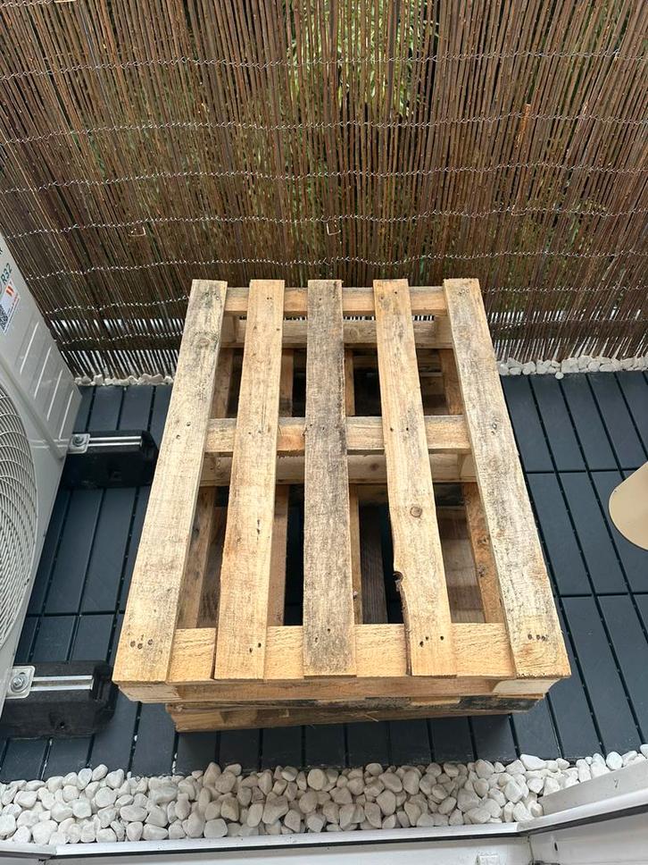 Pallets voor DIY terrasbank, Doe-het-zelf en Verbouw, Hout en Planken, Zo goed als nieuw, Pallet, Overige houtsoorten, Minder dan 200 cm