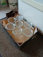 Weck potten, glazen, Huis en Inrichting, Keuken | Potten en Pannen, Ophalen of Verzenden, Glas, Pot, Bus of Blik