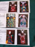 patronen voor handpoppen patchwork. 9, Ophalen of Verzenden, Gebruikt, Handborduren, Patroon