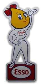 Esso Piet en vriendin emaillen reclame bordjes, Verzamelen, Merken en Reclamevoorwerpen, Reclamebord, Nieuw, Ophalen of Verzenden