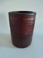 Keramiek vaas mooie donkerrode/ iets bruin Mobach gemerkt, Antiek en Kunst, Antiek | Keramiek en Aardewerk, Ophalen of Verzenden