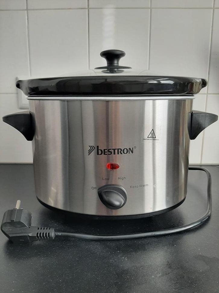Bestron Slow cooker, Witgoed en Apparatuur, Slowcookers, Zo goed als nieuw, Ophalen of Verzenden