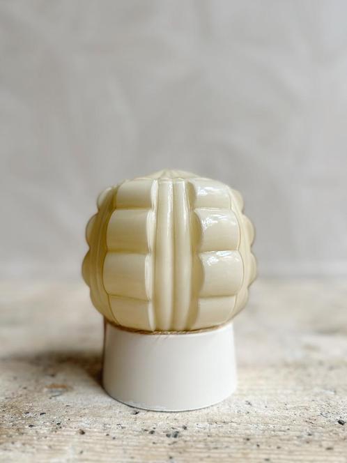 Vintage Thabur zachtgele plafondlamp, Huis en Inrichting, Lampen | Plafondlampen, Ophalen of Verzenden