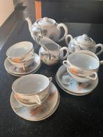 Japans eierschaal porselein theeservies Kutani, Ophalen of Verzenden