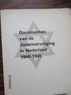 documenten van de jodenvervolging in nederland 1940-1945, Boeken, Ophalen of Verzenden, Tweede Wereldoorlog, Gelezen, Algemeen
