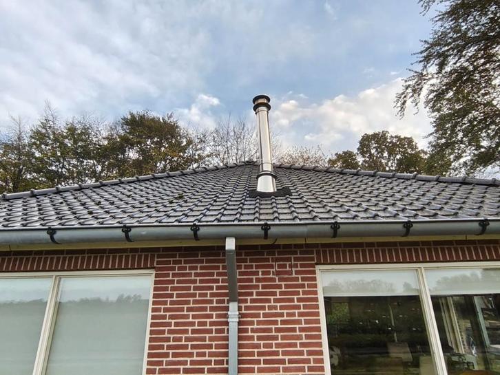 Partij geglazuurde keramische dakpannen, Doe-het-zelf en Verbouw, Dakpannen en Dakbedekking, Zo goed als nieuw, Dakpannen, Steen of Klei