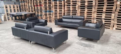 Leolux Howlo zitcombinatie, Huis en Inrichting, Banken | Bankstellen, Gebruikt, Rechte bank, Overige maten, 200 tot 250 cm, 75 tot 100 cm
