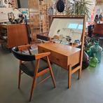 Uit Denemarken: Vintage Deens design eiken Kaptafel, Deens, 100 tot 150 cm, T, Zo goed als nieuw