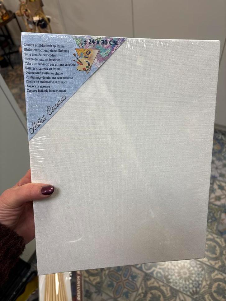 Nieuw Canvas Schilderdoek 24x30 cm, Hobby en Vrije tijd, Schilderen, Nieuw, Doek, Ophalen