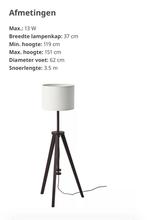Standaard Ikea Lauters lamp, Huis en Inrichting, Lampen | Vloerlampen, Ophalen, Zo goed als nieuw, Hout, 100 tot 150 cm