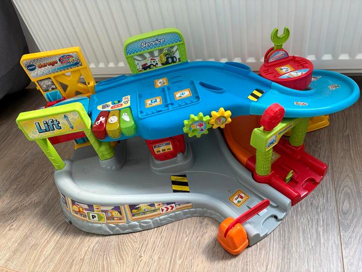 Vtech Toet Toet Auto Garage met wasstraat, Kinderen en Baby's, Speelgoed | Overig, Gebruikt, Jongen of Meisje, Ophalen of Verzenden