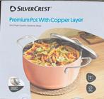 Koperen pannenset 3 delig aanbieding!!!, Ophalen of Verzenden, Nieuw, Rvs, Pannenset