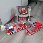 Playmobile brandweer kazerne, Ophalen of Verzenden, Gebruikt, Complete set