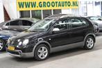Volkswagen Polo 1.4-16V FUN Airco, Navi, Stuurbekrachtiging, Auto's, Volkswagen, Voorwielaandrijving, Gebruikt, Zwart, 4 cilinders