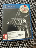 Skyrim The Elders Scrow + uncharted PS4, Spelcomputers en Games, Avontuur en Actie, Vanaf 18 jaar, 1 speler, Ophalen of Verzenden