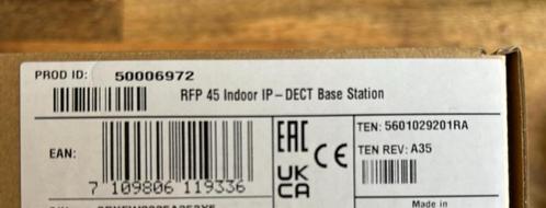 ➡️ NIEUW Mitel RFP 45 IP Dect Base RFP45 50006972, Telecommunicatie, Vaste telefoons | Handsets en Draadloos, Nieuw, 4 handsets of meer