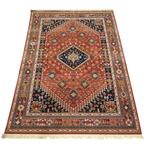 Nieuw perzisch vloerkleed qashqai Kazak orange wol 253x345cm