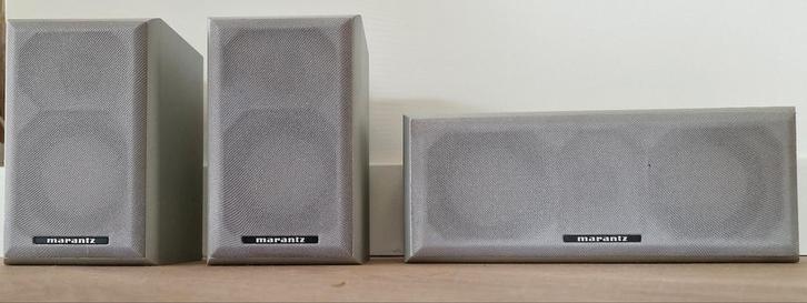 3 Marantz speakers, Audio, Tv en Foto, Luidsprekers, Gebruikt, Front, Rear of Stereo speakers, 60 tot 120 watt, Overige merken