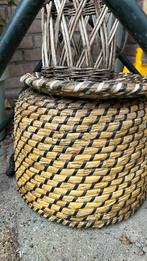 Rieten mandjes, Huis en Inrichting, Woonaccessoires | Schalen en Manden, Ophalen of Verzenden, Zo goed als nieuw, Rechthoekig