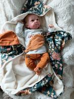 Reborn baby met open oogjes!, Ophalen of Verzenden, Zo goed als nieuw, Babypop