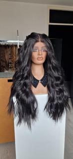 Basic Lace Pruik: Zwart/1b Wavy , EXTRA VOL!, Ophalen of Verzenden, Nieuw, Pruik of Haarverlenging