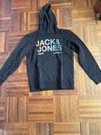 Trui  / hoodie van Jack  & Jones, maat L, Maat 52/54 (L), Zwart, Ophalen of Verzenden, Gedragen