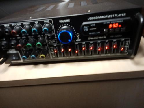 Professional versterker, equalizer met veel opties., Audio, Tv en Foto, Professionele Audio-, Tv- en Video-apparatuur, Zo goed als nieuw