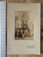 Studio portret groepsfoto Franse soldaten WO1, Ophalen of Verzenden, Landmacht, Overige gebieden, Foto of Poster
