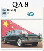 Qa8 autokaart hong-qi 770 b 1965 / 1980, Verzamelen, Automerken, Motoren en Formule 1, Ophalen of Verzenden, Zo goed als nieuw
