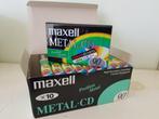 cassette bandje tape 10X maxell METAL CD90 sealed in box, Cd's en Dvd's, Cassettebandjes, 2 t/m 25 bandjes, Met bewaardoos, rek of koffer