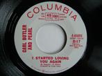 Single Carl Butler & Pearl - I Never Got Over You - Promo, 7 inch, Single, Ophalen of Verzenden, Zo goed als nieuw