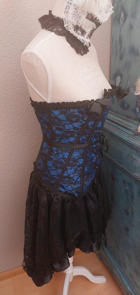 Elegante bustier met kant, Ophalen of Verzenden, Zo goed als nieuw, Maat 38/40 (M), Zwart