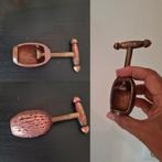Vintage massief koperen messing notenkraker walnoot, Ophalen of Verzenden, Koper