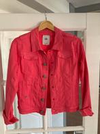 Leuk rose/rood spijkerjasje maat XS, maar valt meer als S, Ophalen of Verzenden, Zo goed als nieuw, Rood, Maat 34 (XS) of kleiner